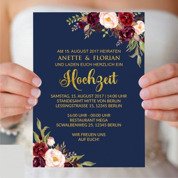 HOCHZEITSEINLADUNG